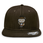 Da Oid Sinzer Griller Cap Erwachsene Braun Meliert Baierbach Front